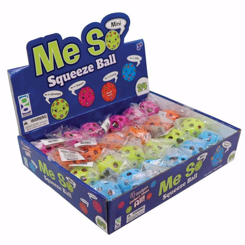 Me So Mini Squeeze Balls 24/display