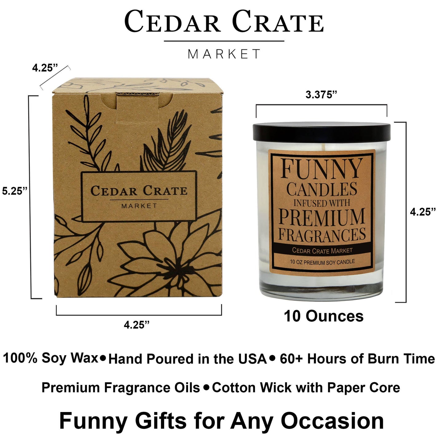Grandma No Matter How Hard Life Gets Kraft Soy Candle