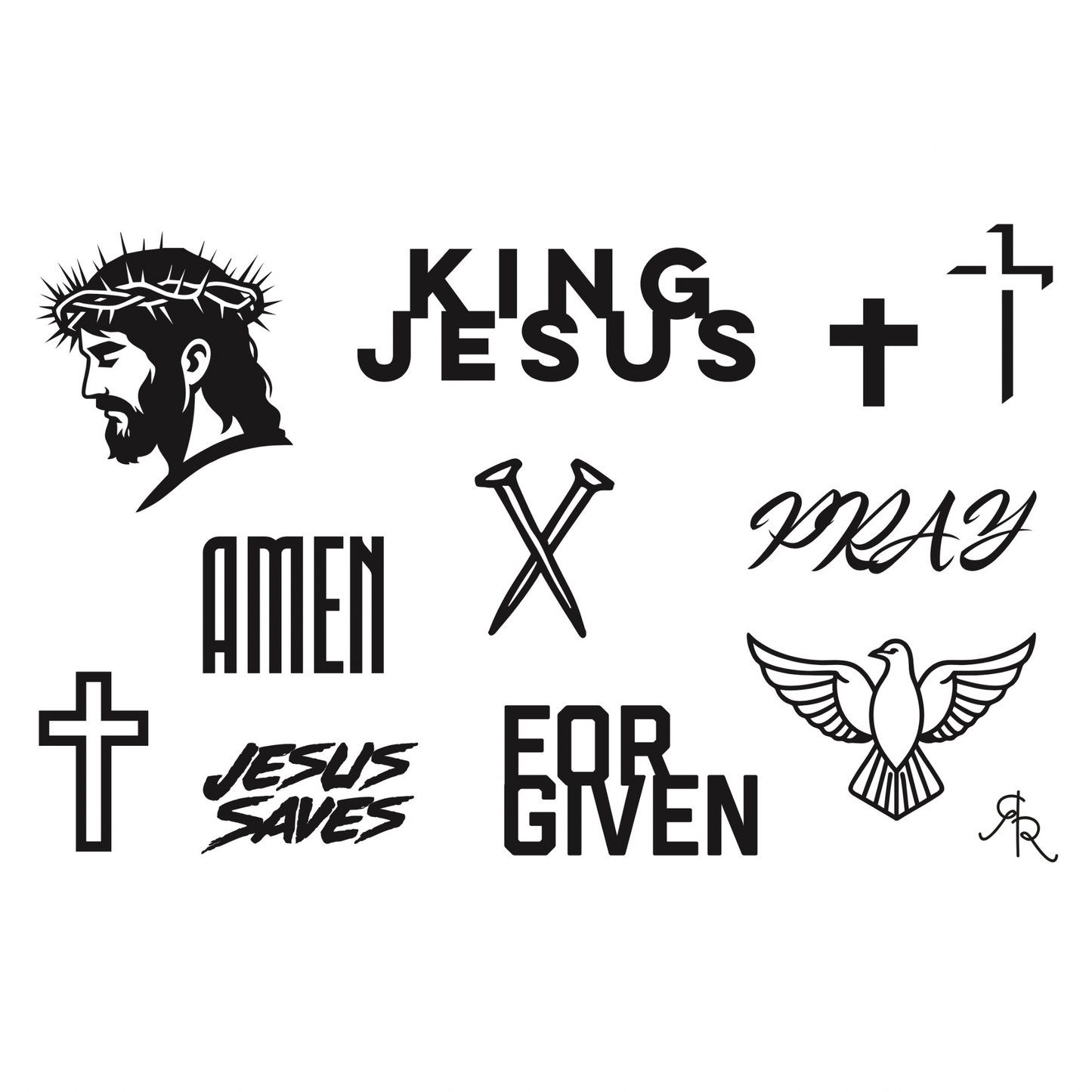 Christian Temporary Tattoos: Fear Not