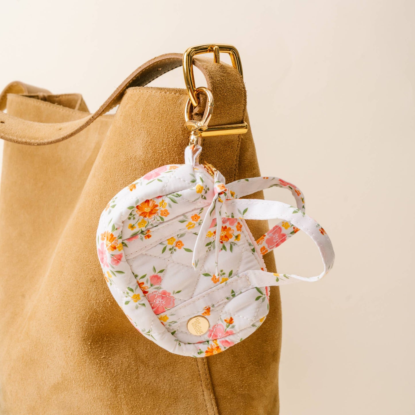 Itty Bitty Duffle Bag Charm-Endless Daydream Cream