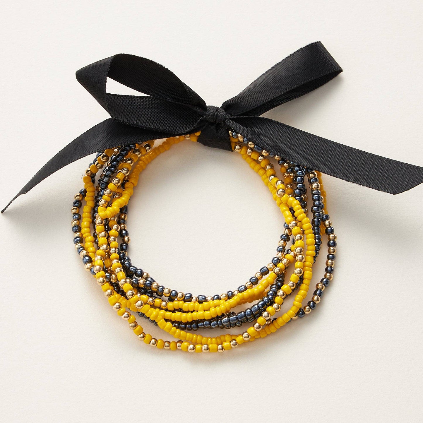 College Football Seed Bead Bracelet: GEORGIA
