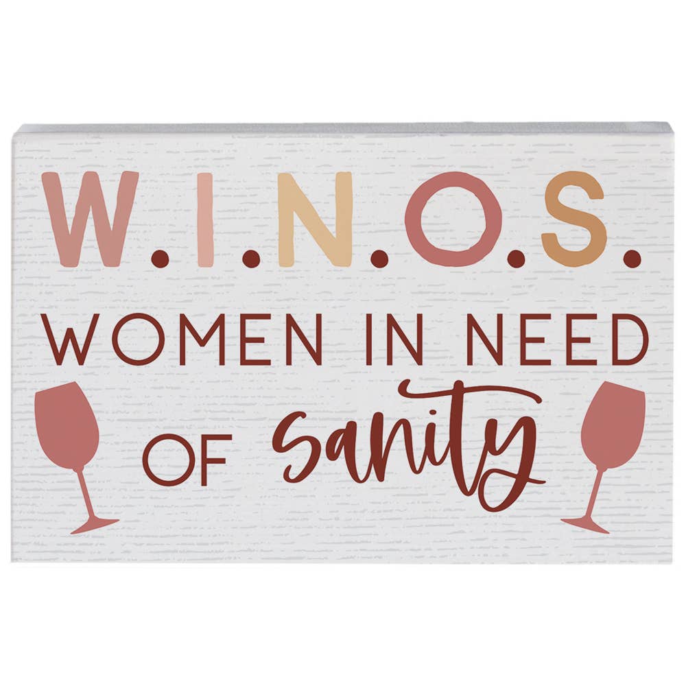Winos Women Need - Small Talk Rectangle