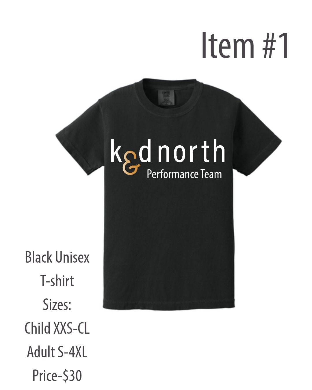 Karl & DiMarco North Black Performance Team Tee