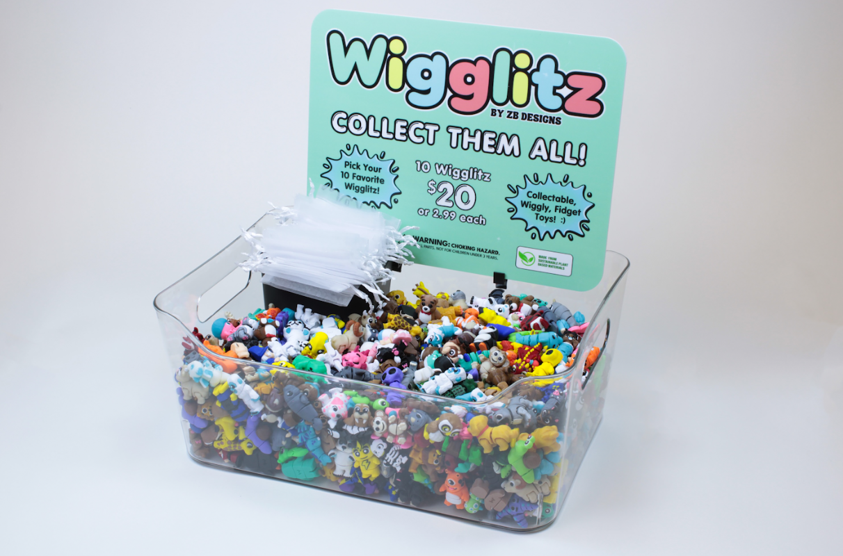 Small Wigglitz Display Bin