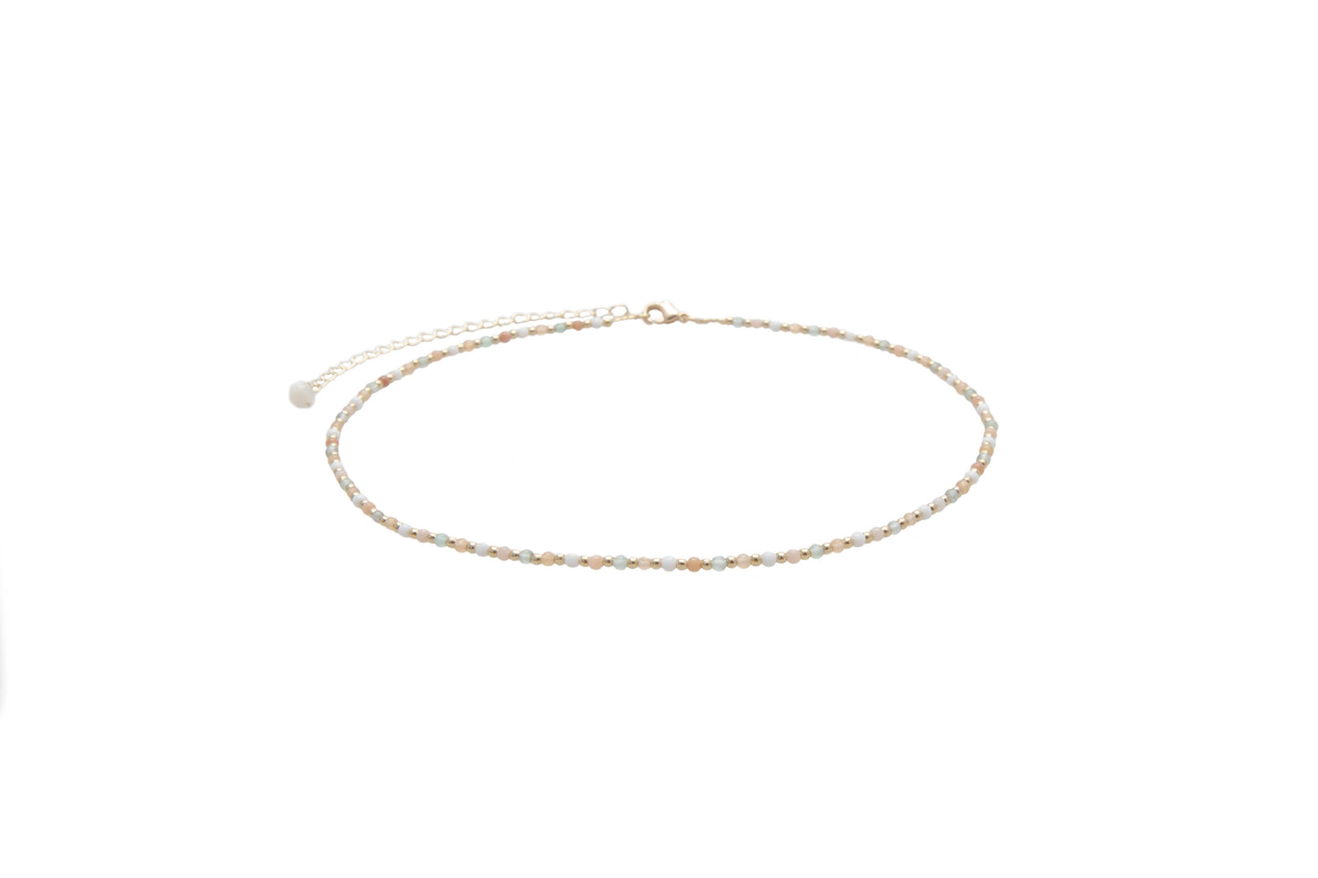 Good Fortune + Growth 2mm Healing Necklace (Gold)