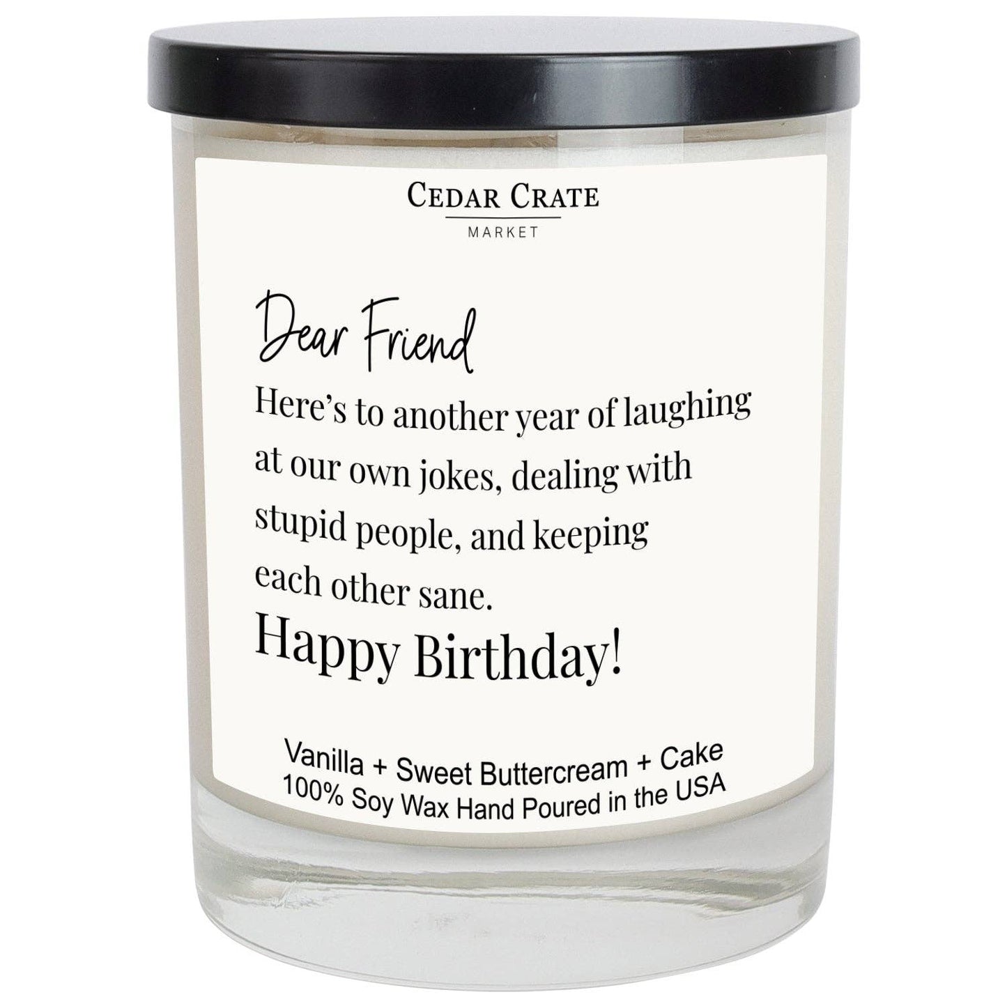 Birthday Candle Gift | Here's To Another Year | Soy Candle