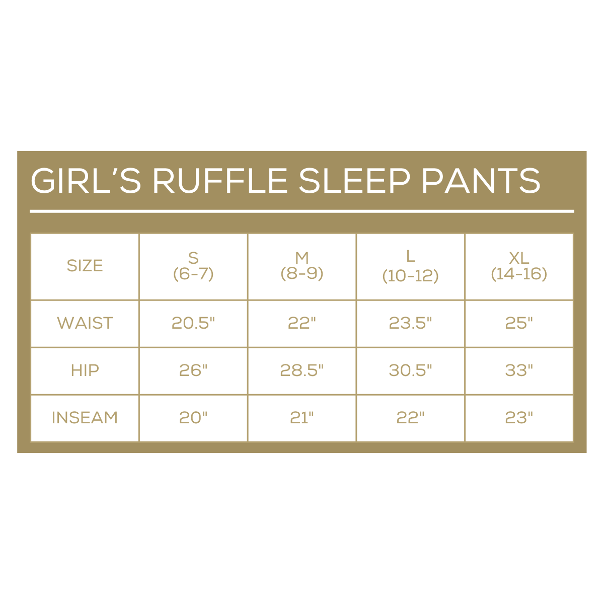 Girl's Noelle Tree Ruffle Sleep Pants Light Pink/Multi -Asst.: XLarge (14-16)