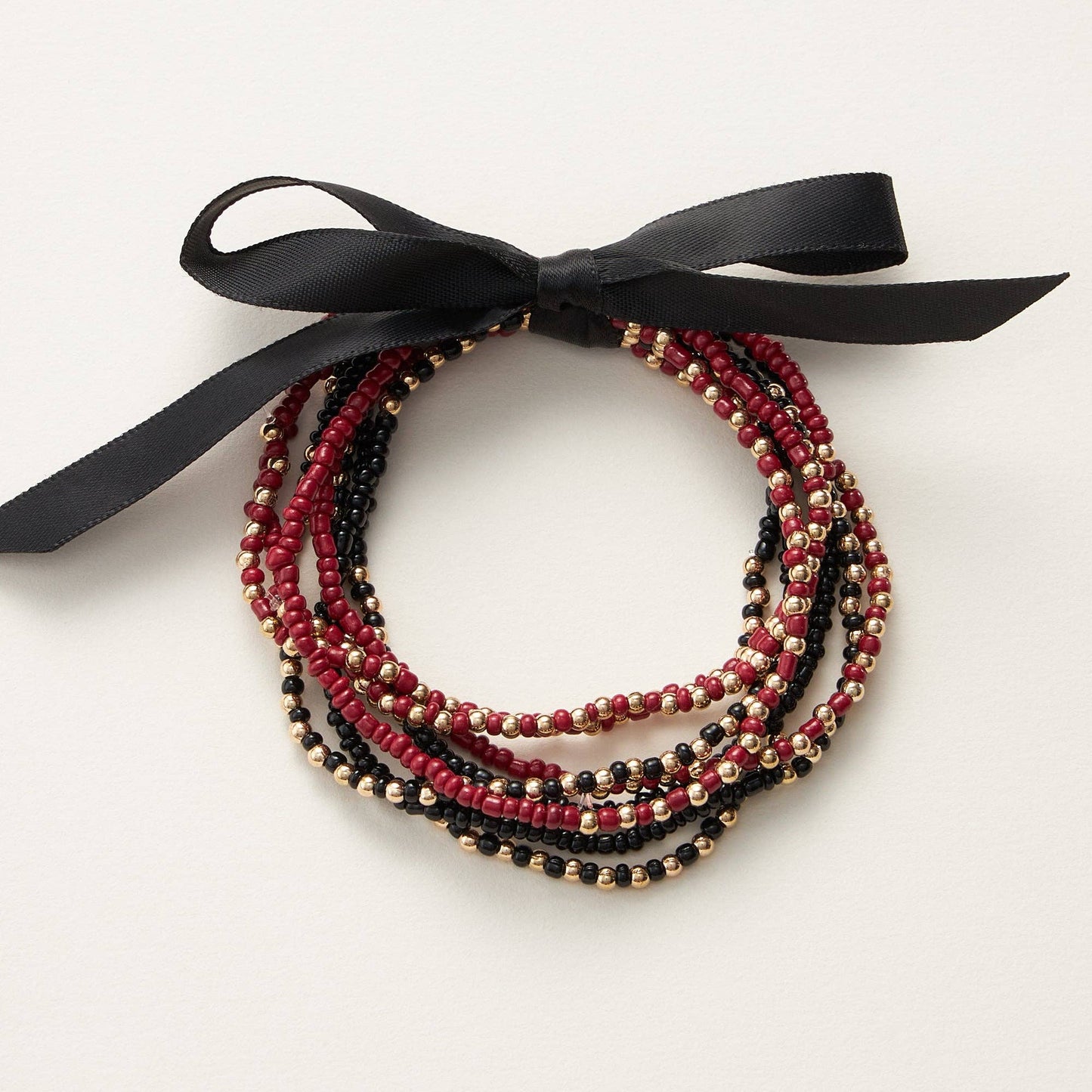 College Football Seed Bead Bracelet: GEORGIA