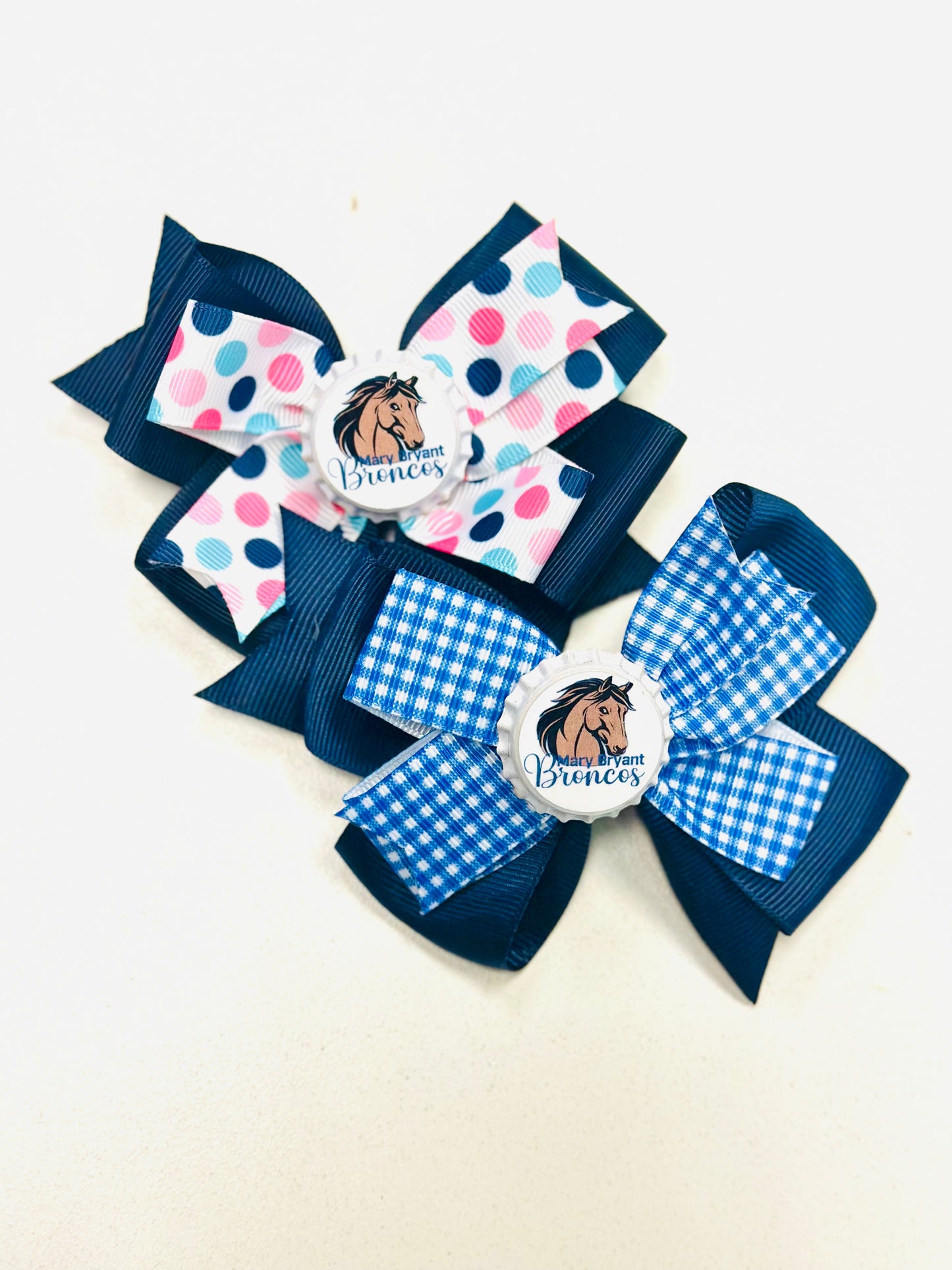 Mary Bryant Gingham or Polka Dot Bow