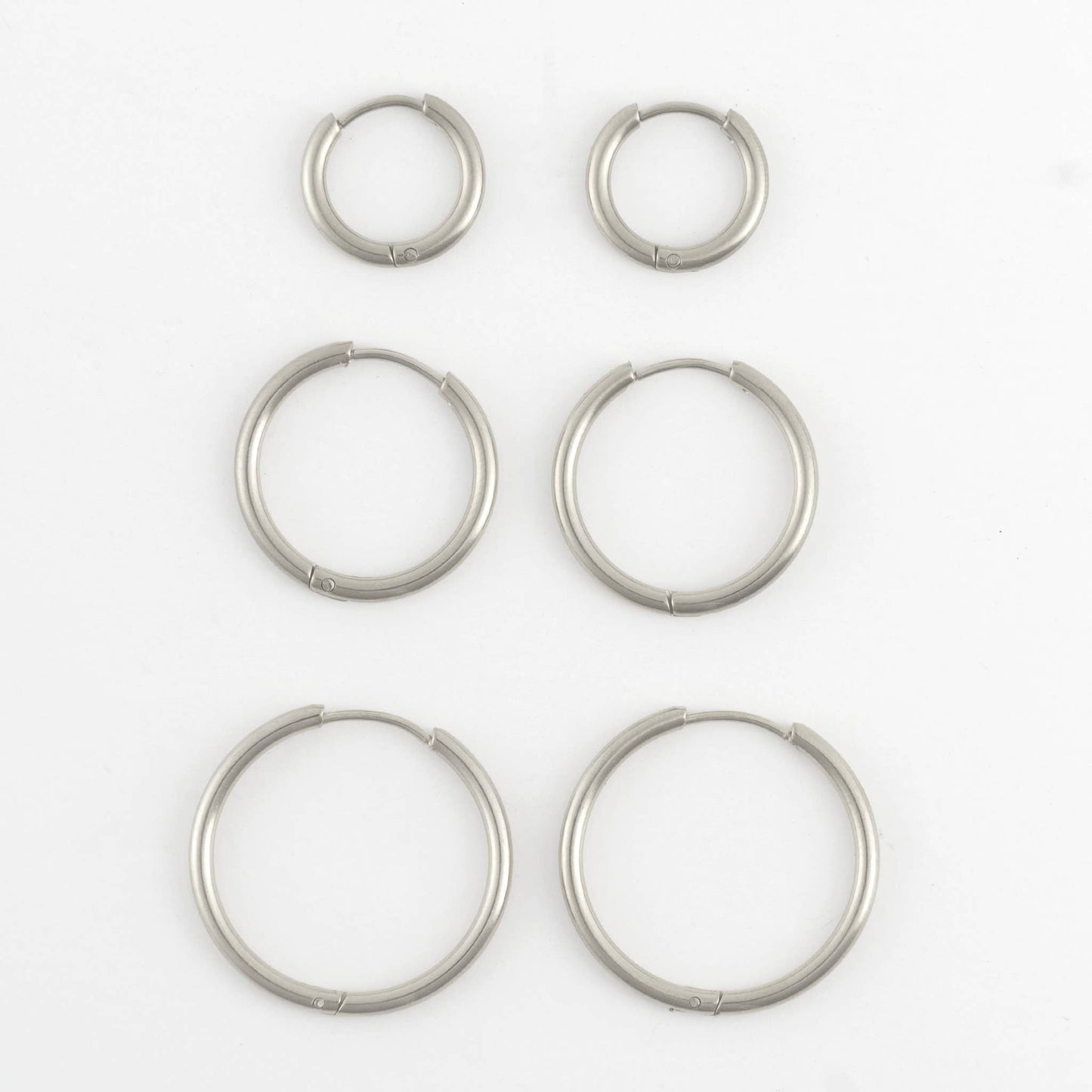 Narelle Waterproof Classic Hoop Earring Trio: Yellow Gold