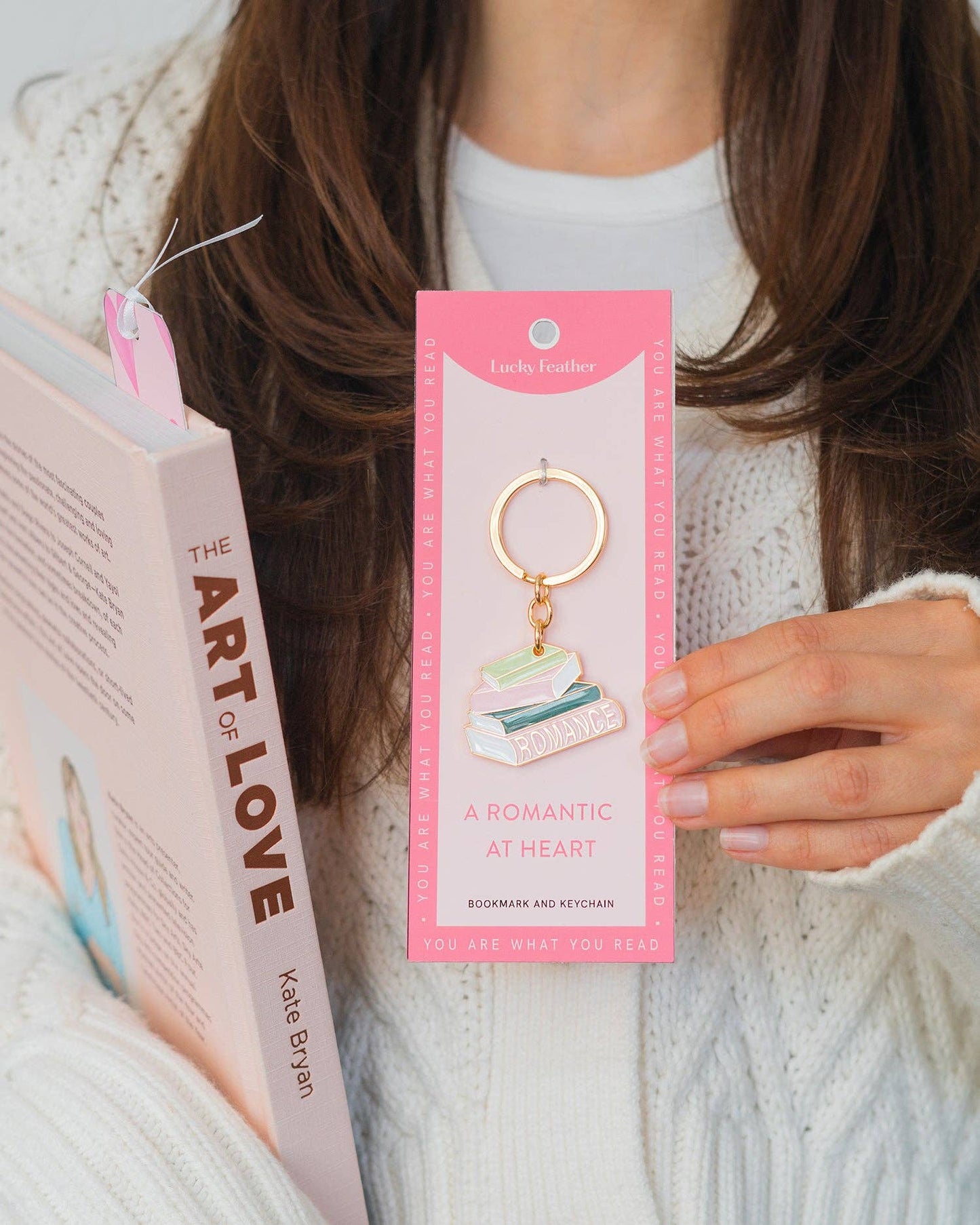 Book Lover Keychain - Romance