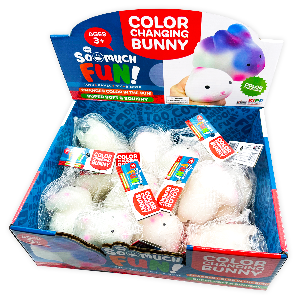 So Much Fun! Color Changing Bunny - 12/Display: Wholesale Price