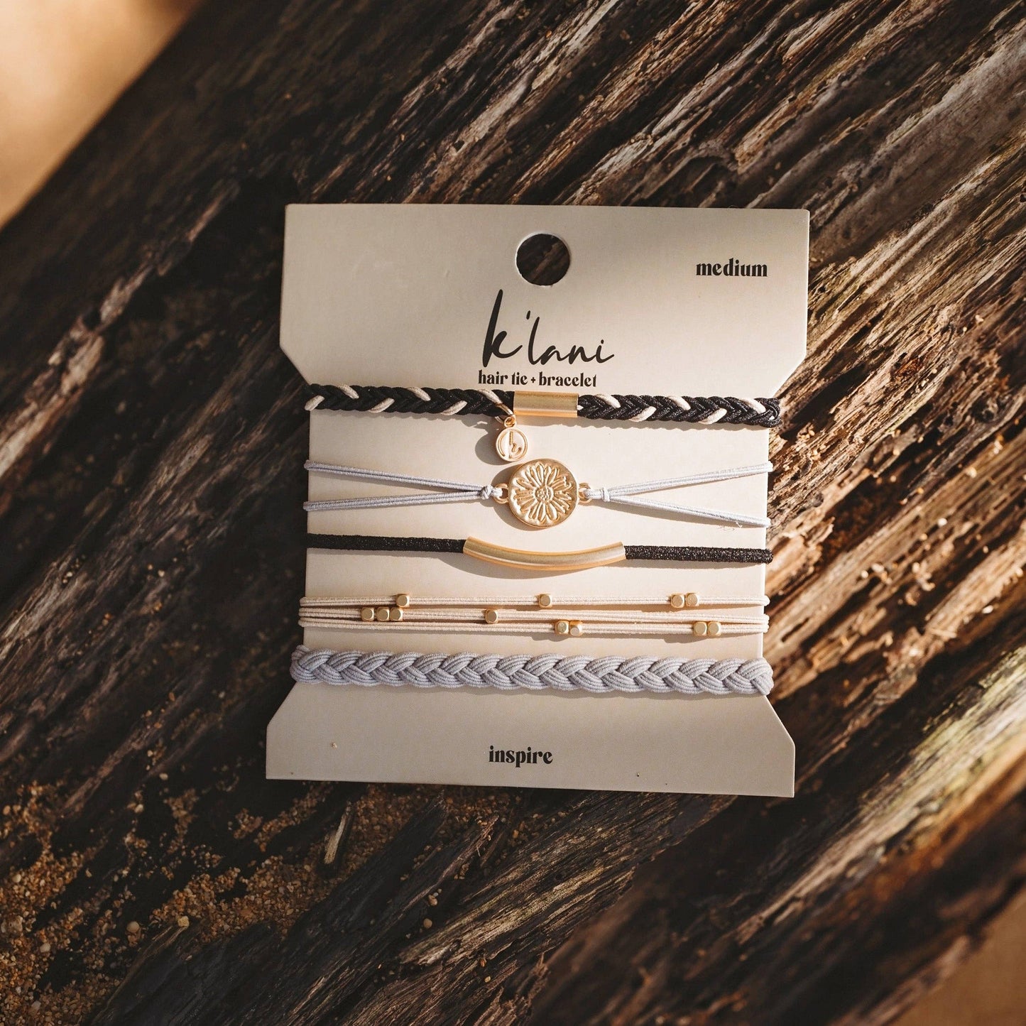 Inspire Hair Tie Bracelets: Large