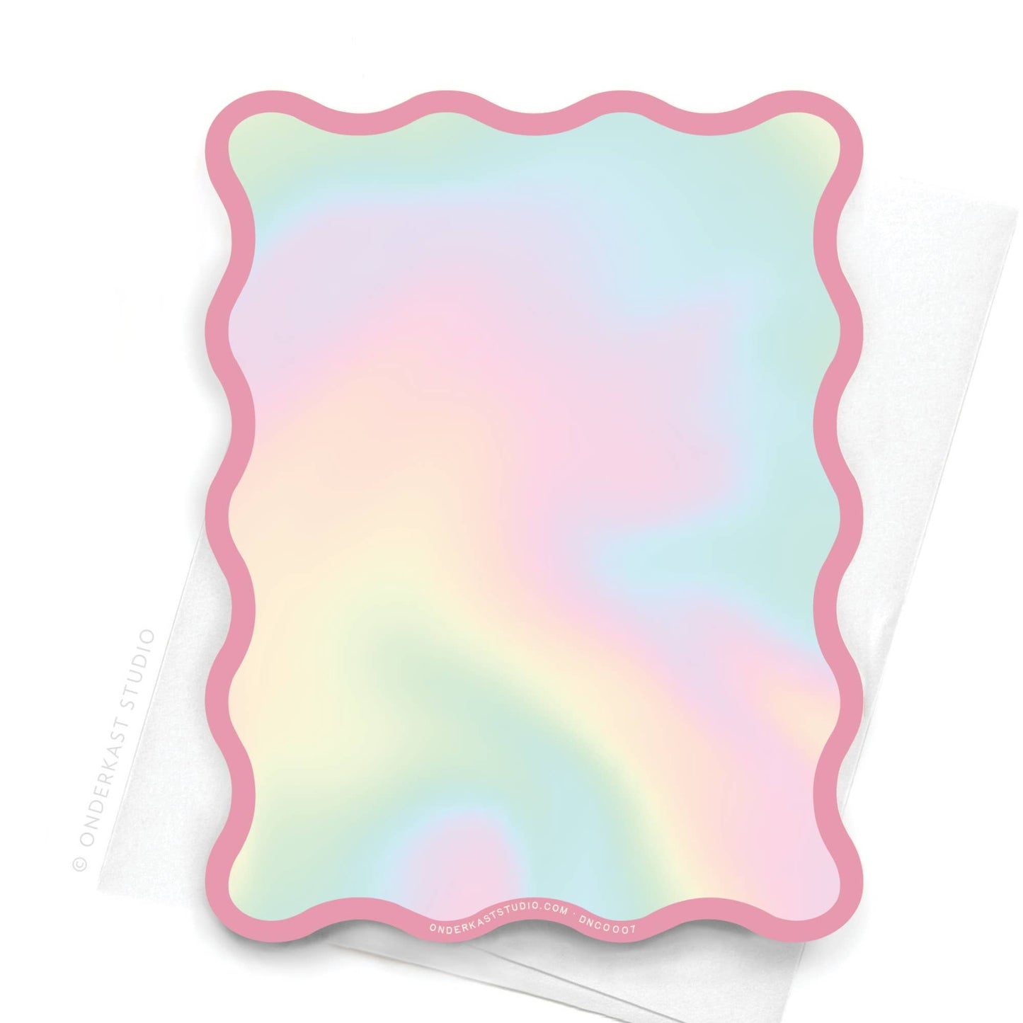 Wavy Die Cut TS Lover Notecard