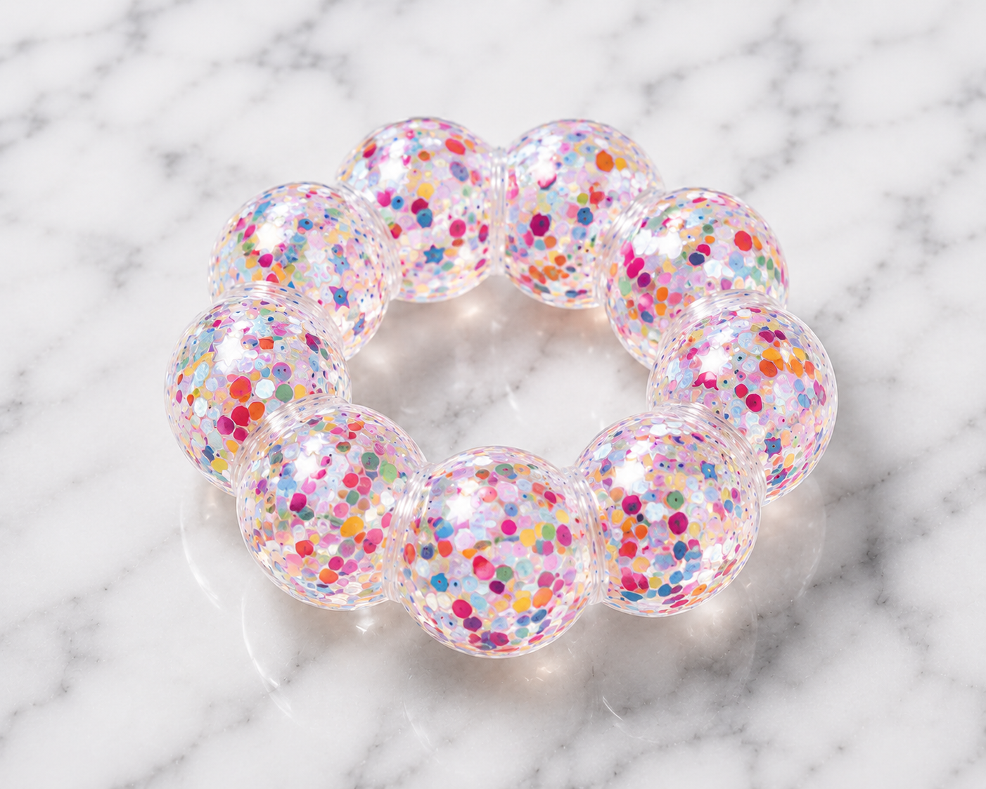 Feelzies™ Original Squishy Bracelet: Bubblegum Glow