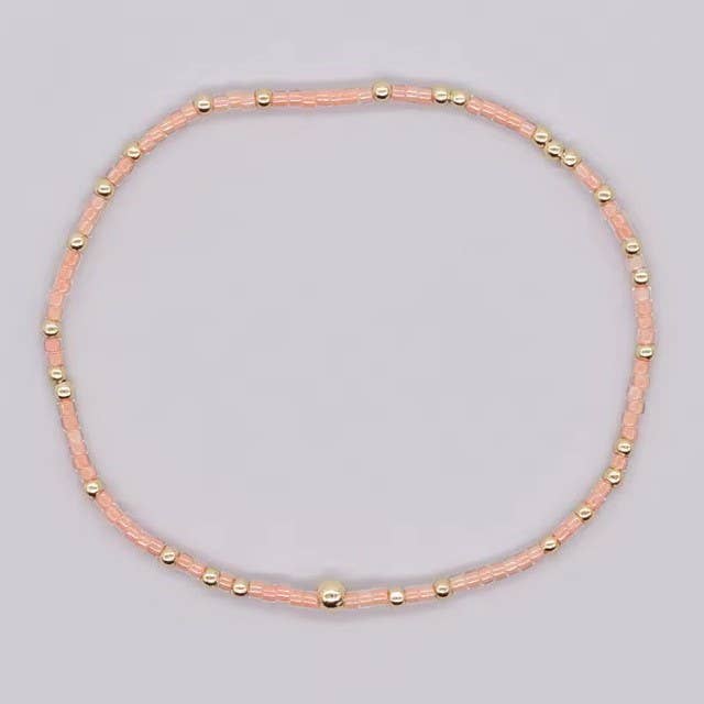 BOHO COLORFUL BALL BEADED BRACELET | 40B5178: MULTI