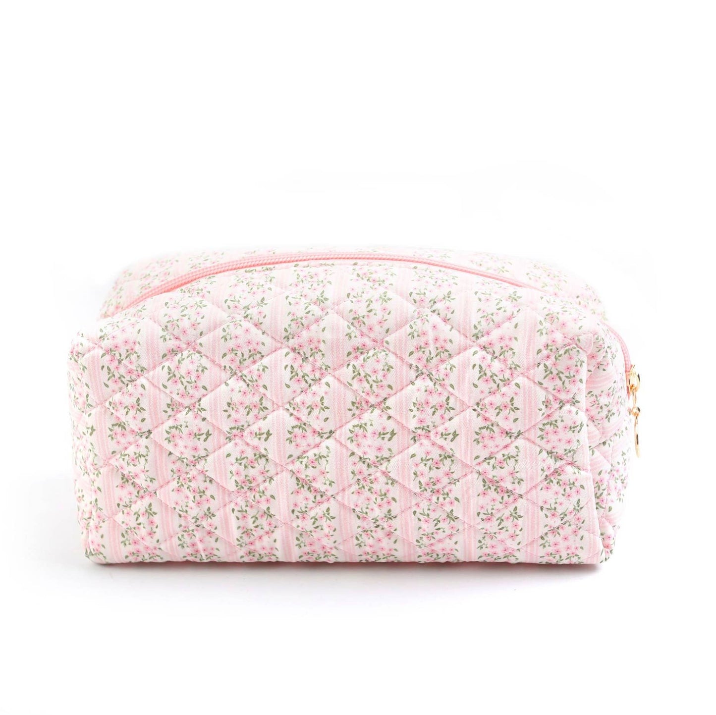 Quilted Floral Design Cosmetic Bags - TOSHA: Assorted / ONE SIZE