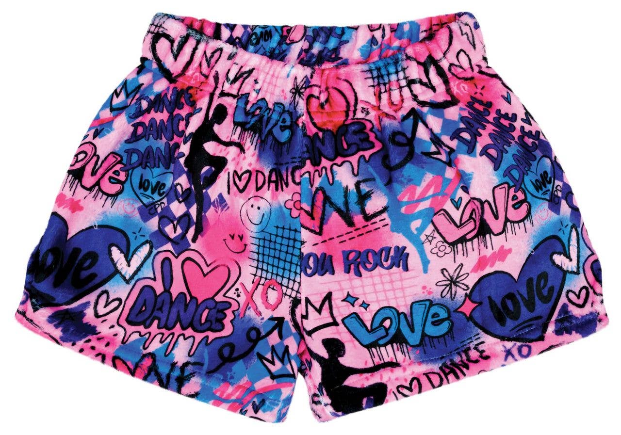 Corey Paige Dance Plush Shorts-S