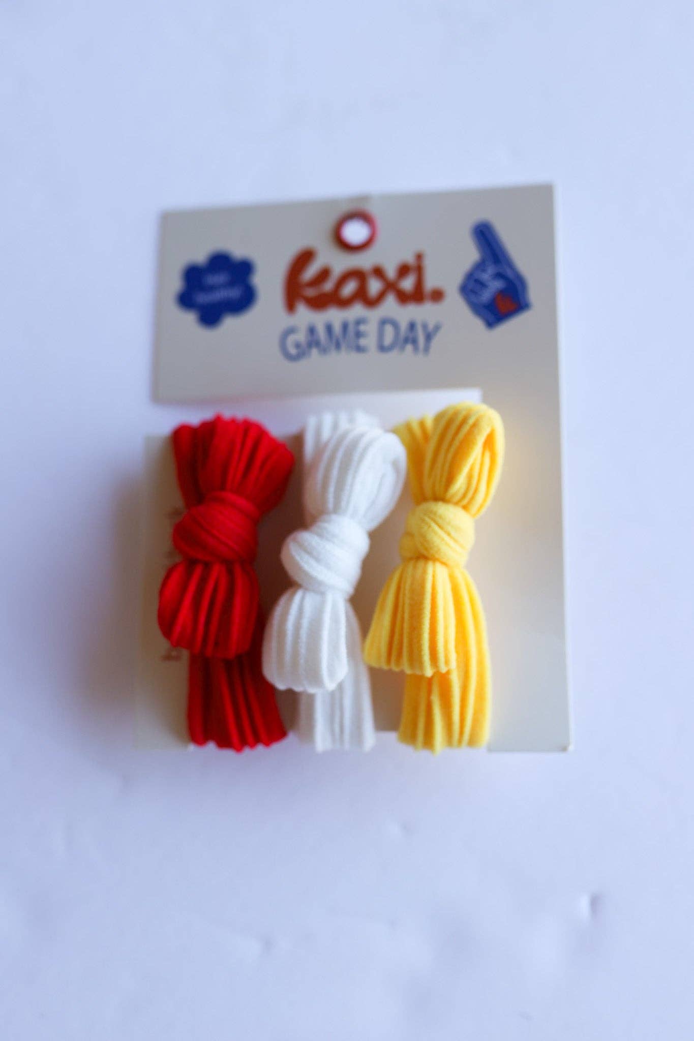 GAMEDAY TEAM PACKS BOW SLICK BACK PONYTAILS (PACK OF 3): GEORGIA