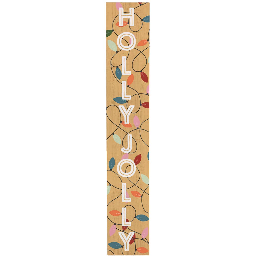 Holly Jolly Lights - Porch Boards