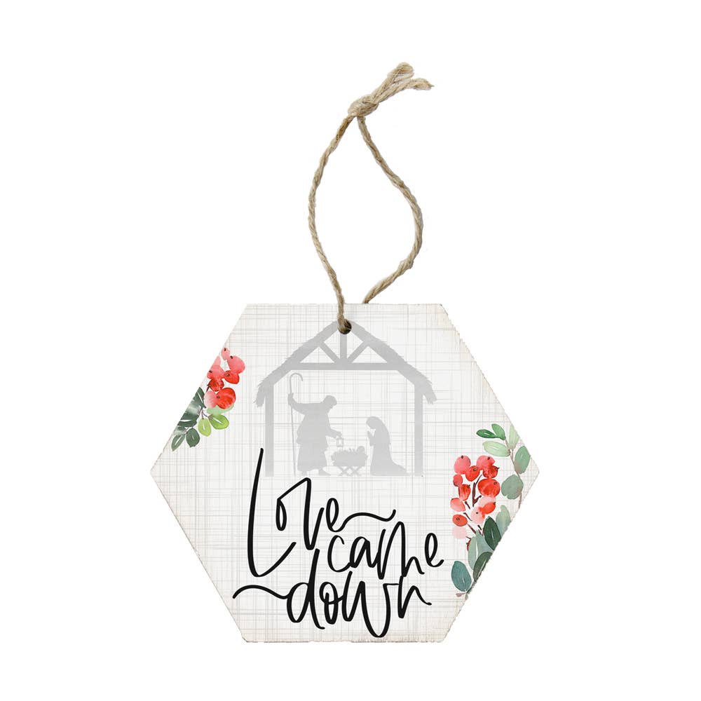 Honeycomb Ornaments - Love Came Down