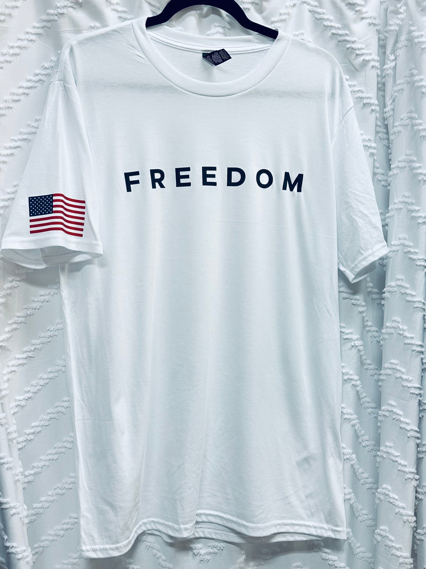 Freedom With Flag On Left Sleeve
