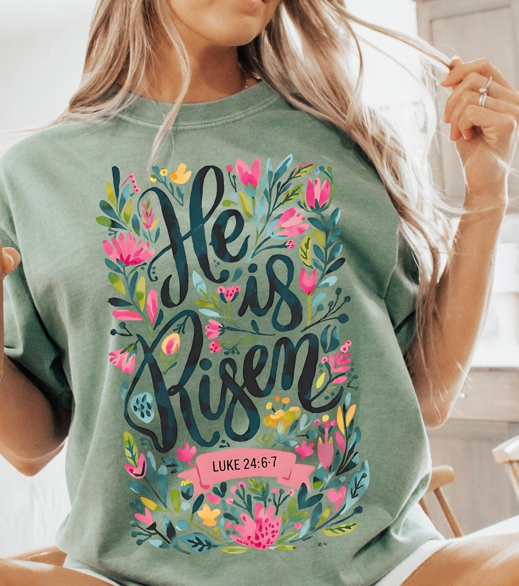 He Is Risen Flower Design