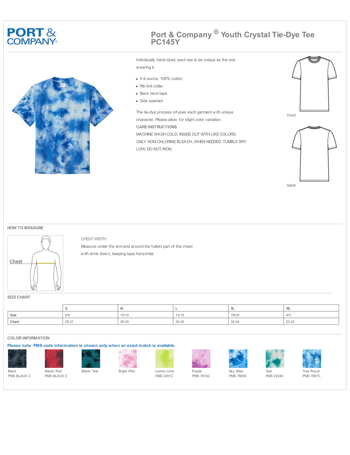 Mary Bryant Crystal Tie-Dye Tee
