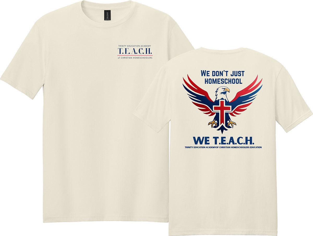 T.E.A.C.H Cream Color We Don't Just Homeschool