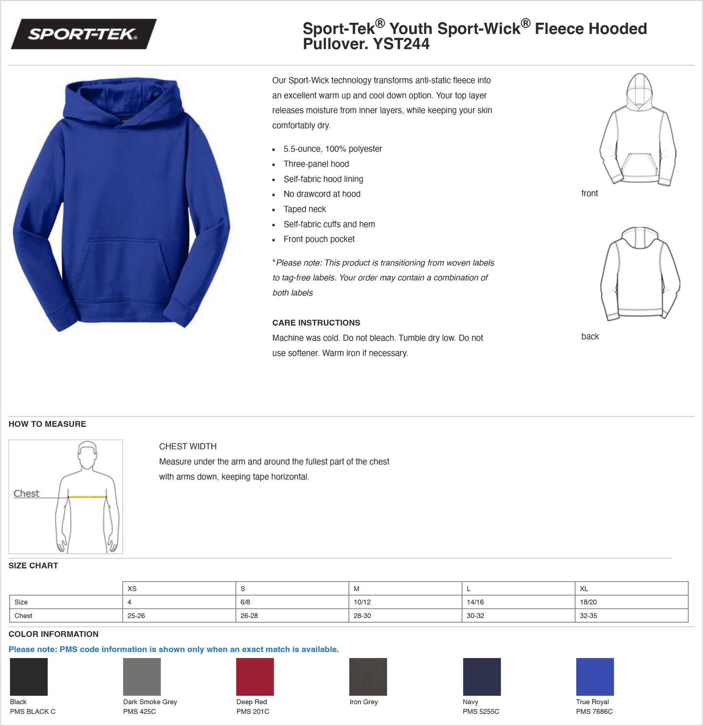 Mary Bryant Sport-Wick Fleece Hooded Pullover