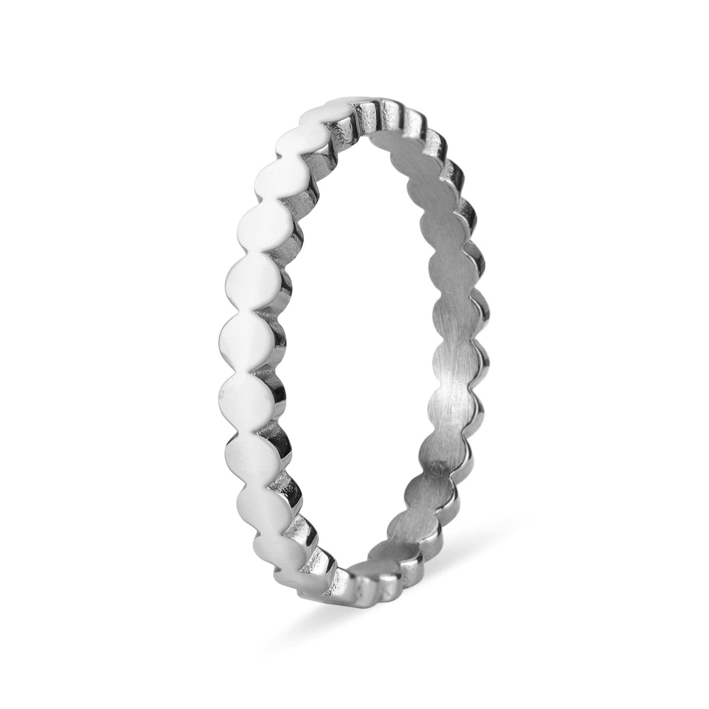Flat Circle Stacking Ring: Gold / 8