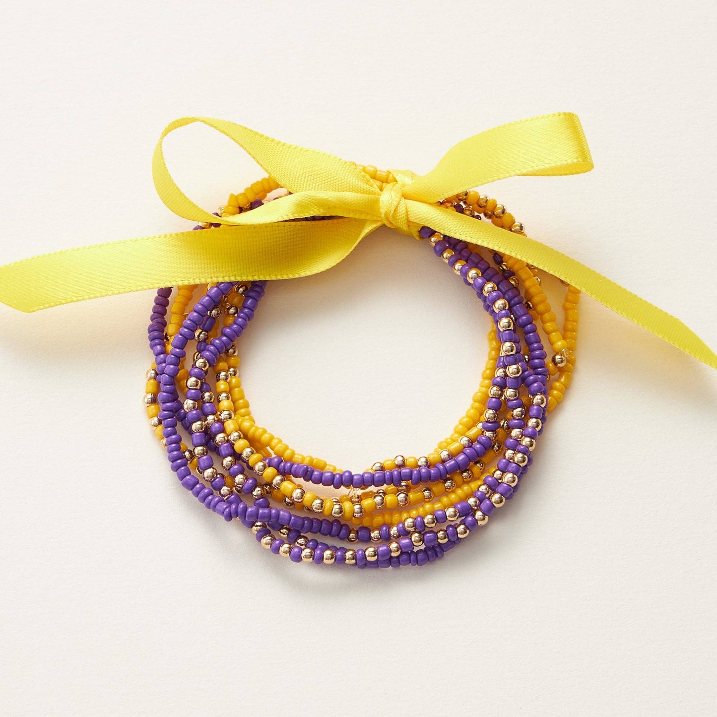 College Football Seed Bead Bracelet: GEORGIA