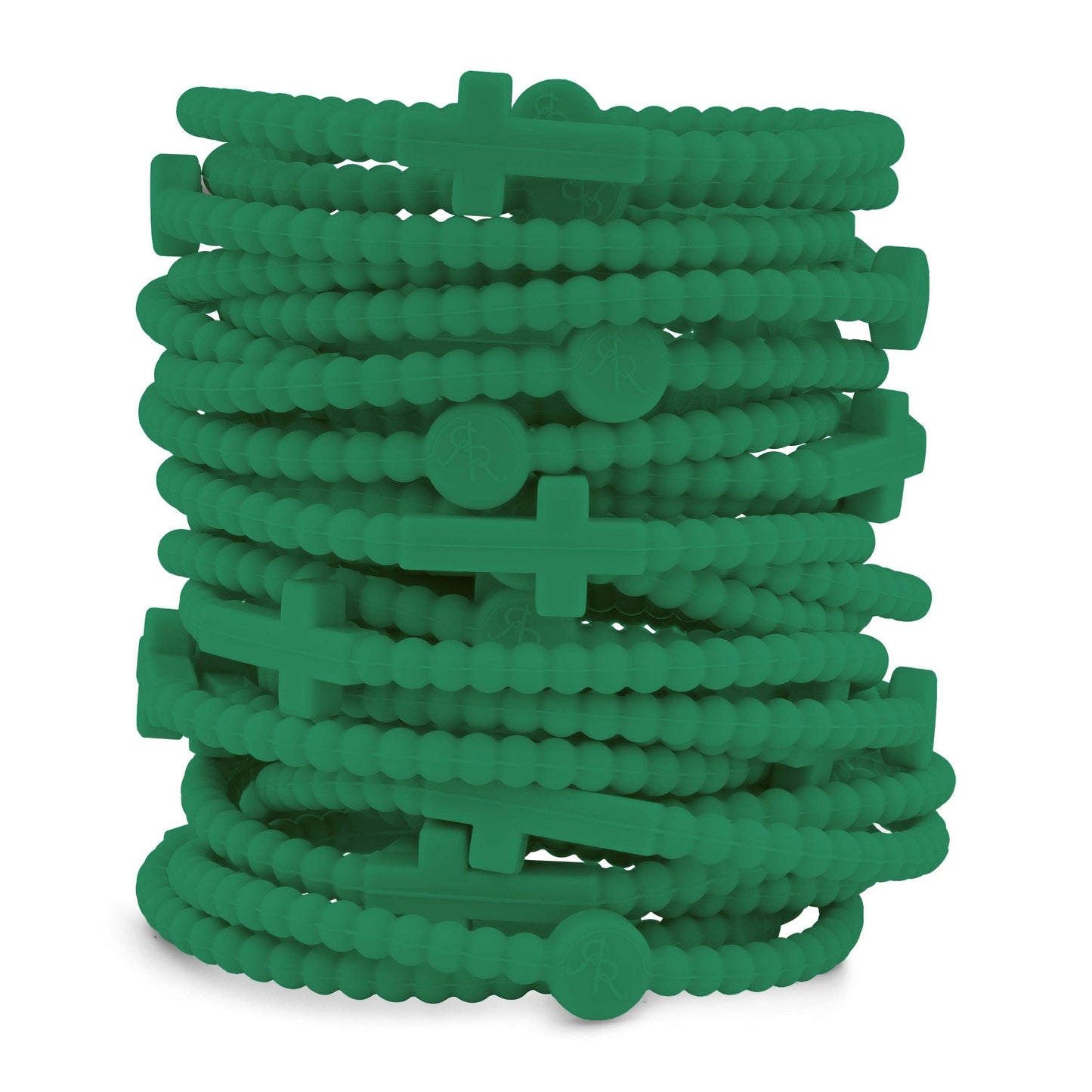 Jesus Bracelets - Group Packs: White (25 Pack) / Small