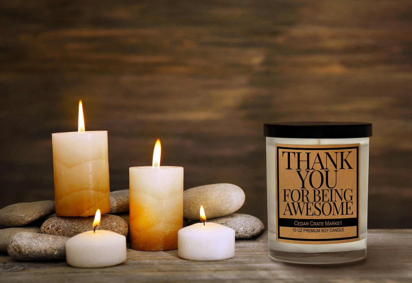 Thank You for Being Awesome Soy Candle