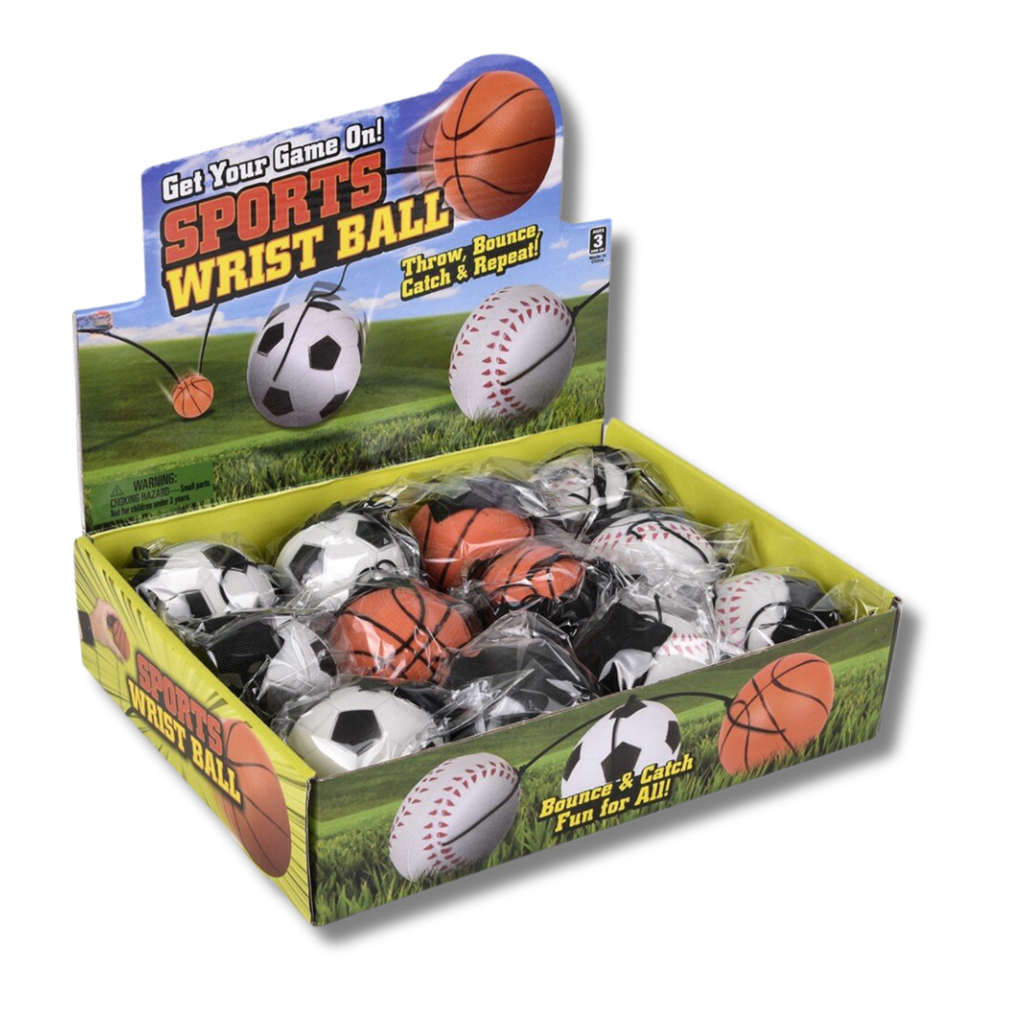 Wrist Play Fidget Balls Kids Toy- Assorted