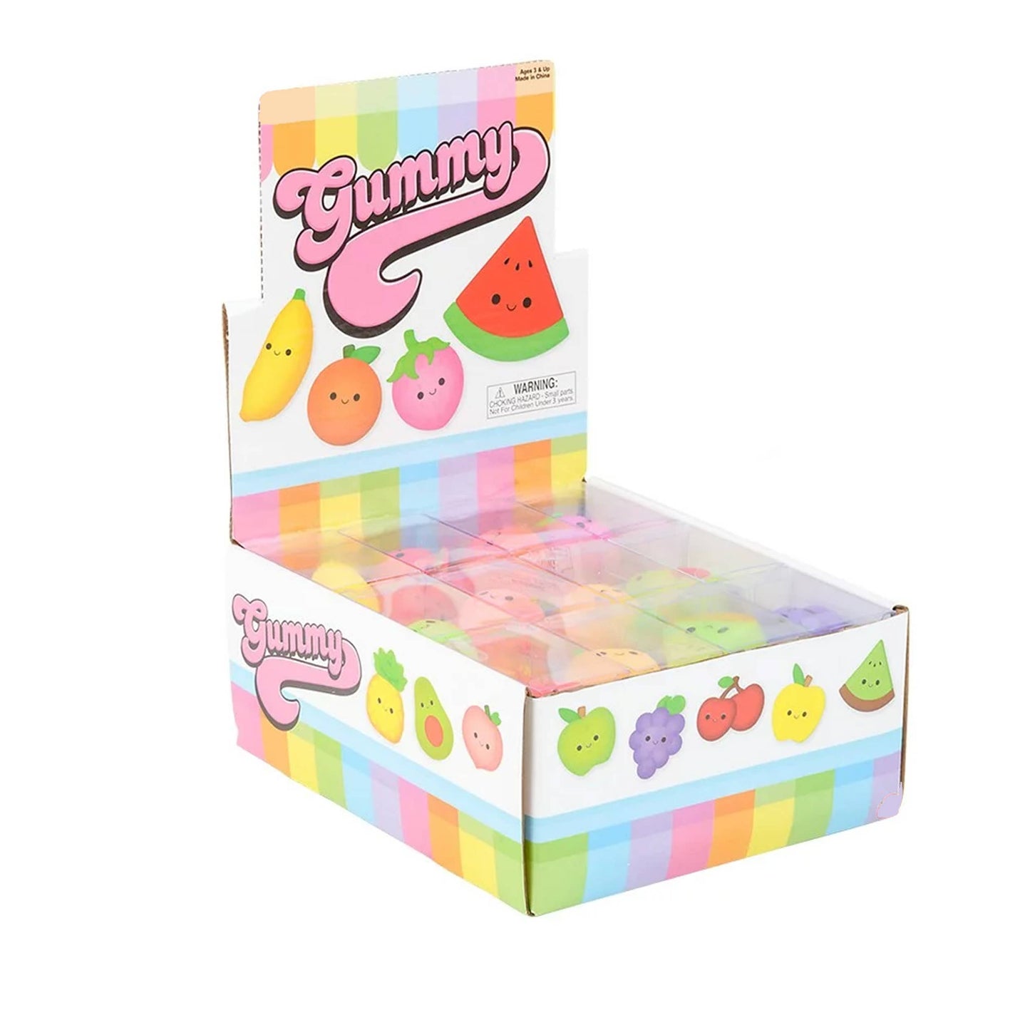 Fruity & Gummy Soft Squishy Kids Toy- Assorted
