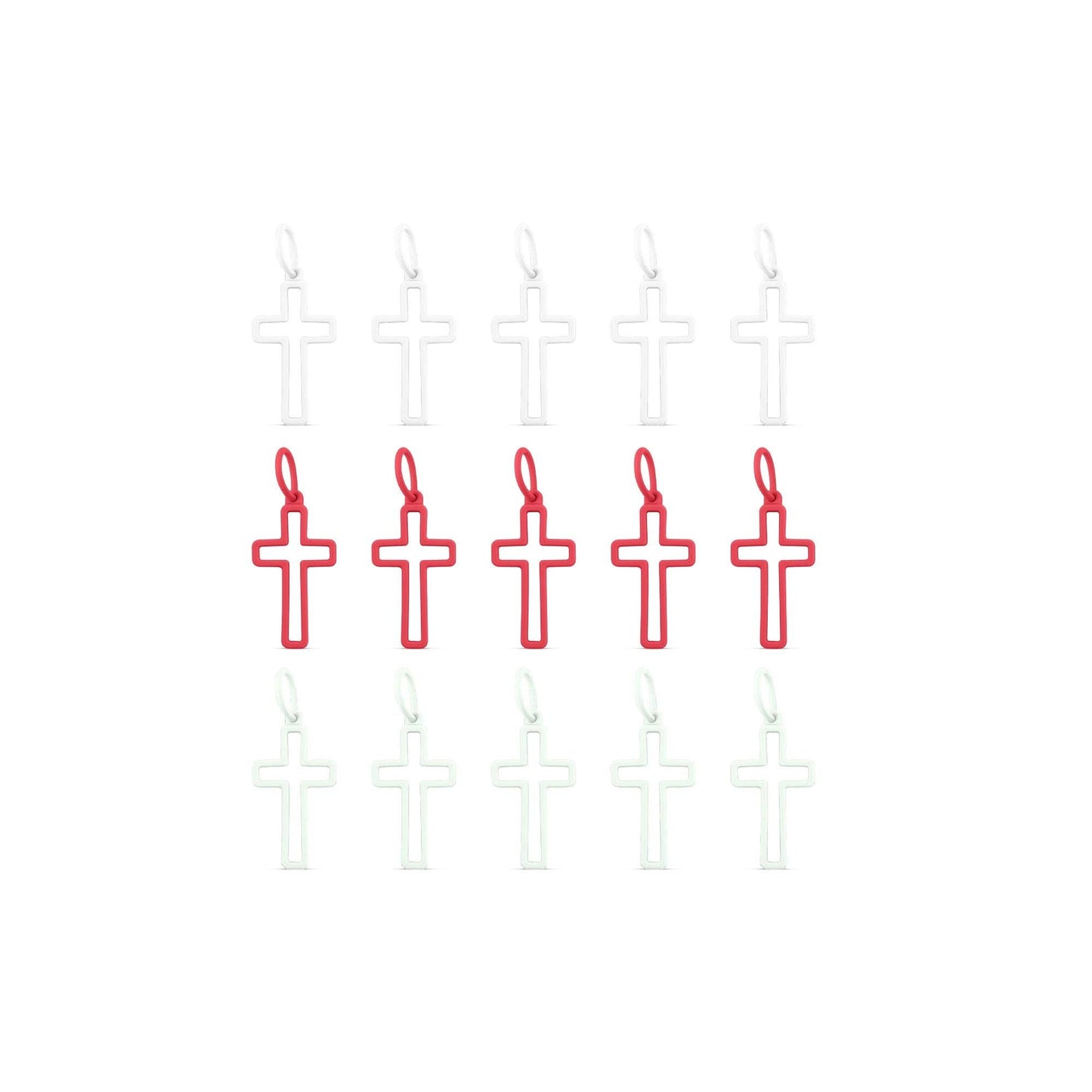 Cross Charm: Hallelujah (3 pack)