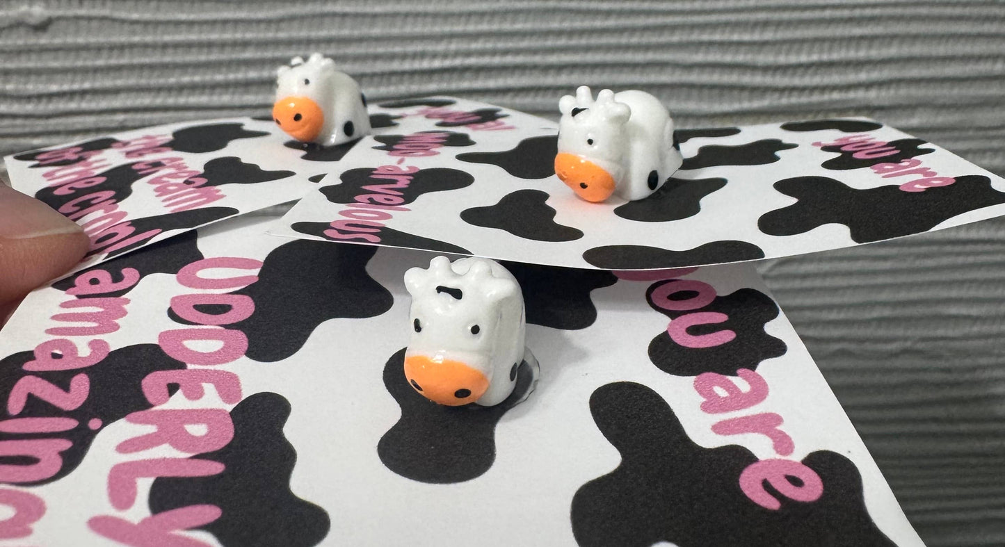 Udderly Adorable Cow Cards