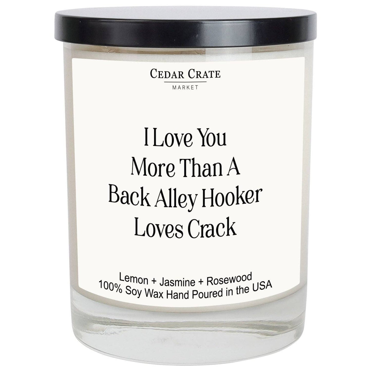 Funny Candle | Back Alley Hooker White | Best Friend