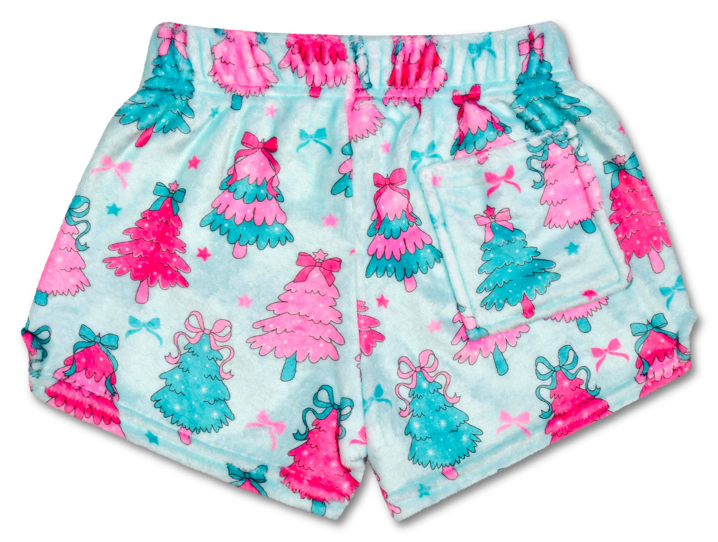 Fancy Trees Plush Shorts (Medium (10-12))