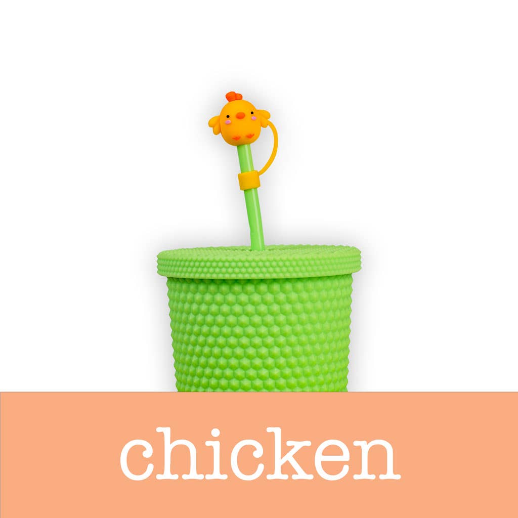 Straw Covers - Cute Animals | Chicken 7mm