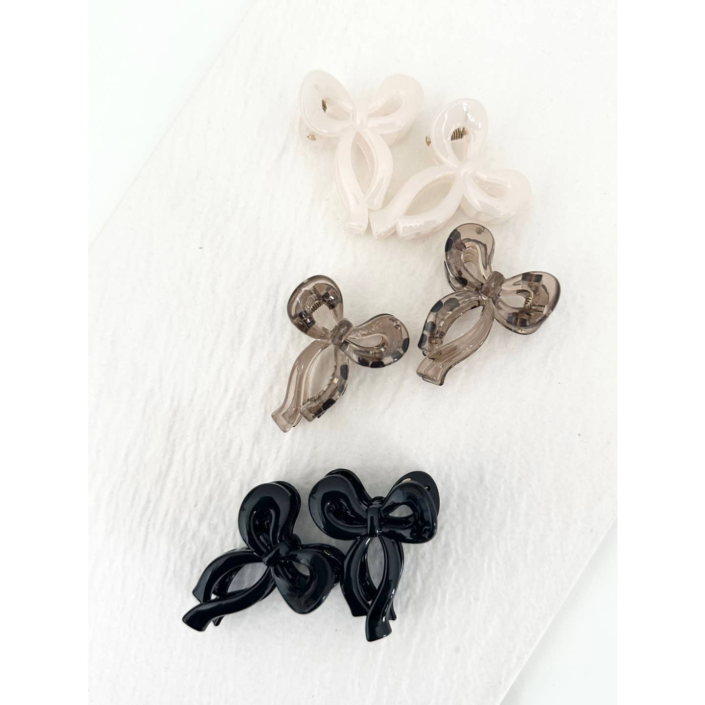 Mini Jelly Hair Claw - BASHO: Assorted / ONE SIZE(12)
