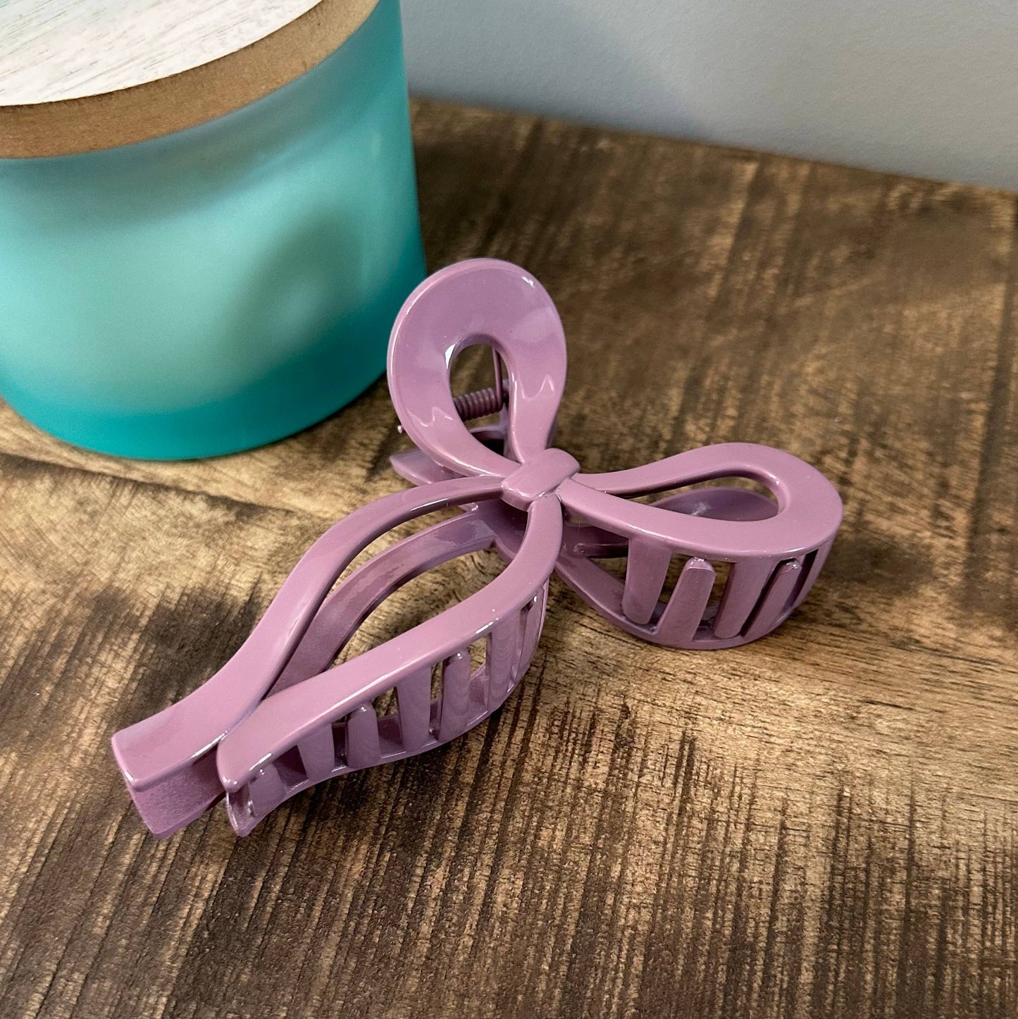 Bow Claw Coquette Hair Clip Accessory Lilac