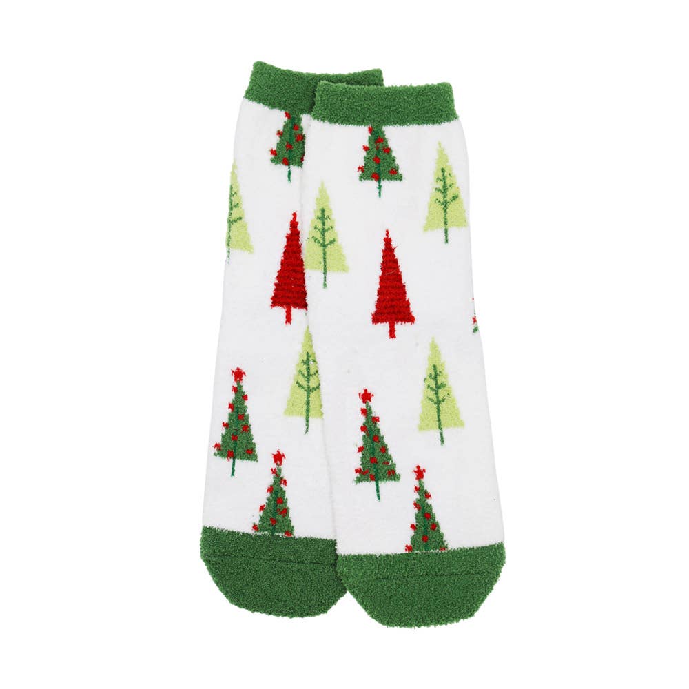 12PCS - Fuzzy Cozy Christmas Socks