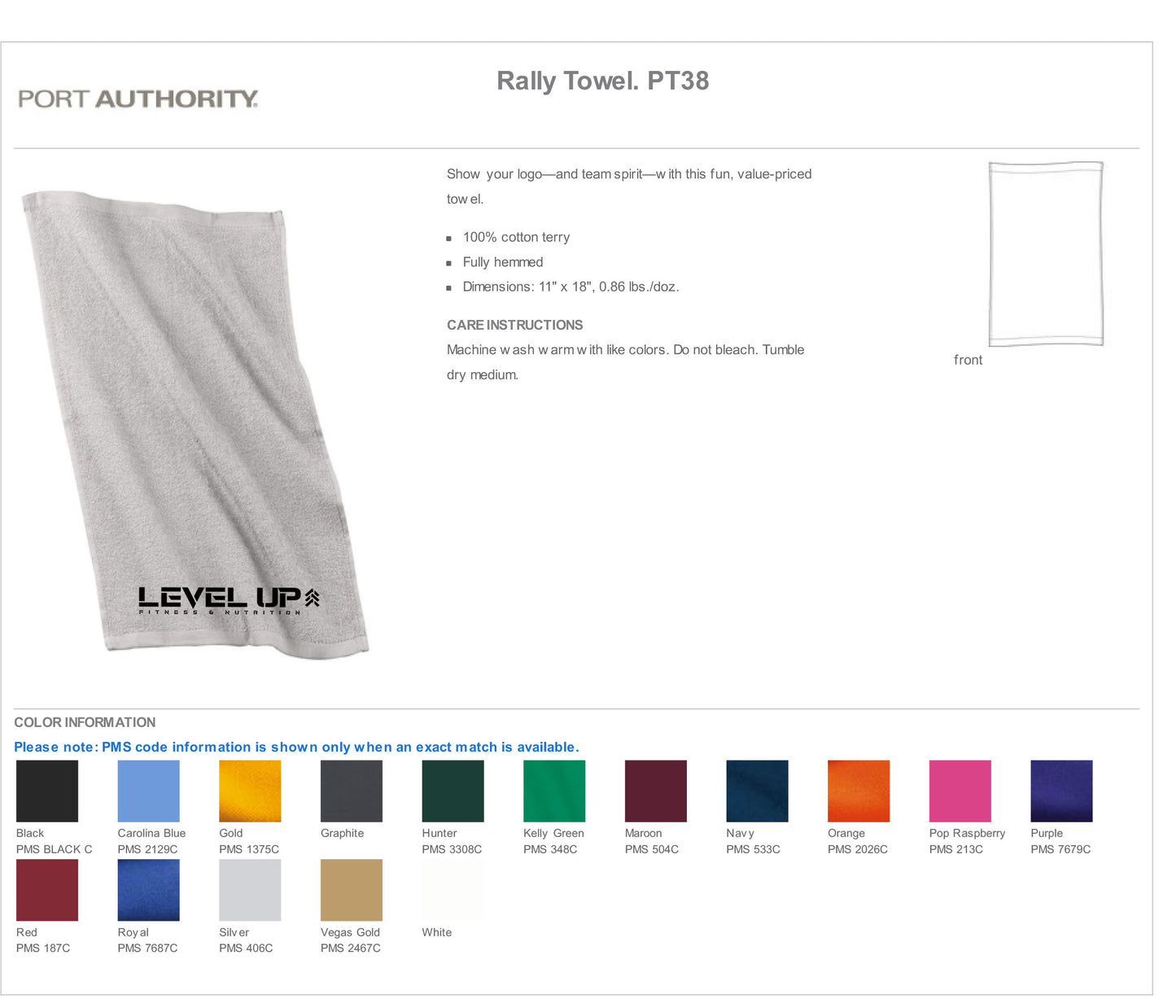 Level Up Towel