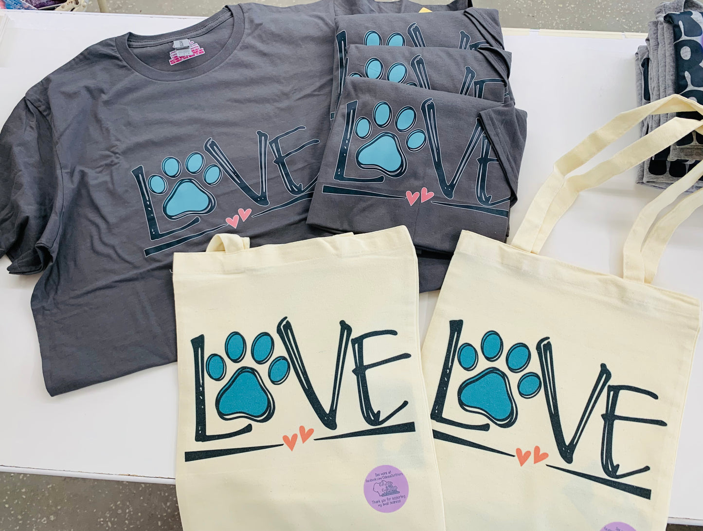 Pet Love Tote Bag