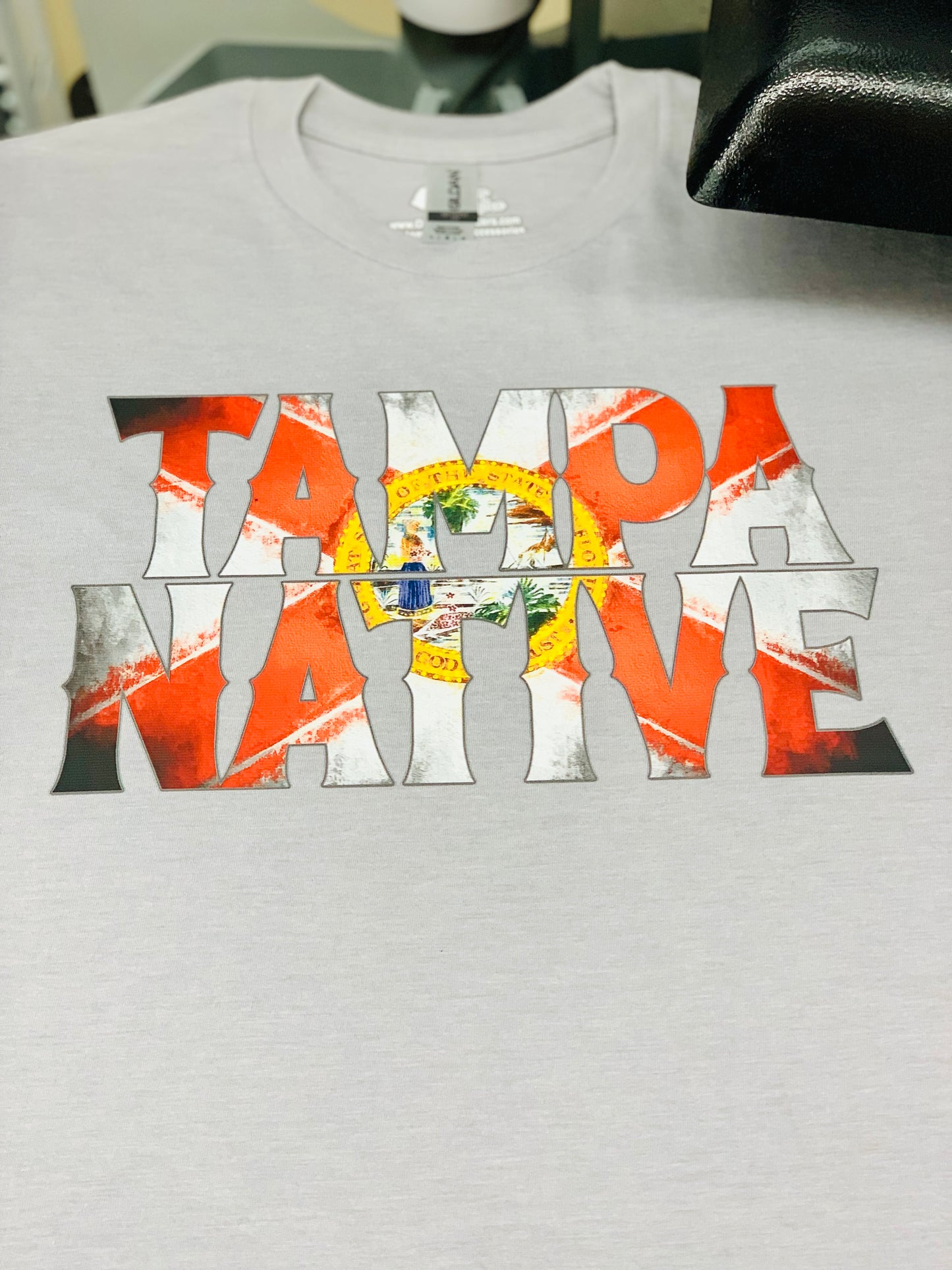 Tampa design w/ Hand-drawn Florida flag