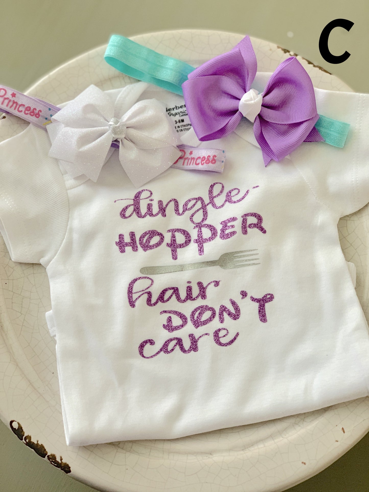 Baby Girl Onesies with matching Bow
