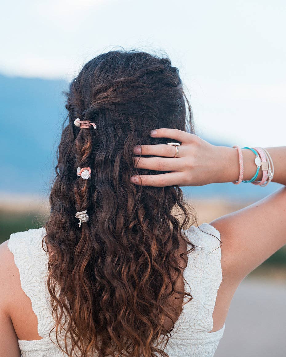 Shimmer Hair Tie Bracelets: Large