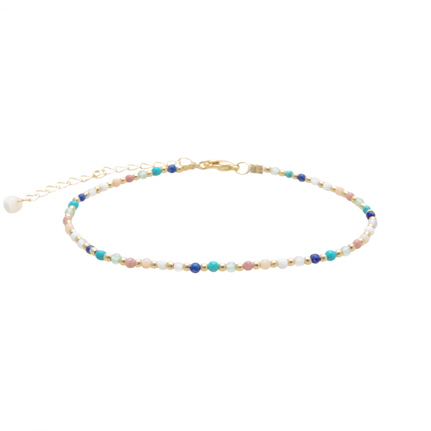 Spiritual Healer Healing 2mm Gold Chain Anklet